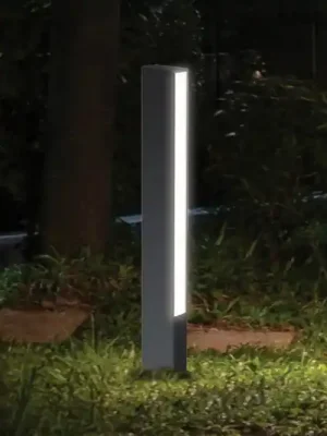 LED podlahová lampa Lir, výška 60 cm, tmavě šedý kov Přímo Od Výrobce