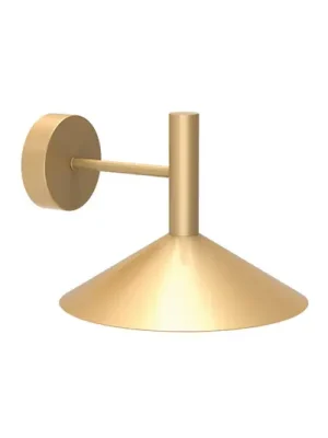 Poslední Šance LED nástěnné světlo Marsi, zlatá, Ø 25 cm, kov