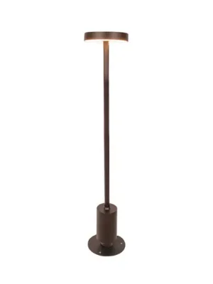 LED lampa s podstavcem Tango rezavě hnědá, výška 50 cm kov, zemní hrot Koupit Online