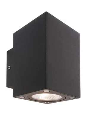 Rychlé Dodání LED venkovní nástěnné svítidlo Cubodo Double Mini, hliník, tmavě šedé