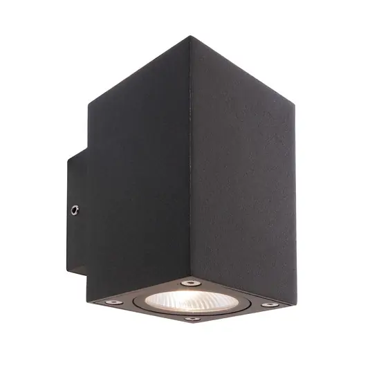 Rychlé Dodání LED venkovní nástěnné svítidlo Cubodo Double Mini, hliník, tmavě šedé
