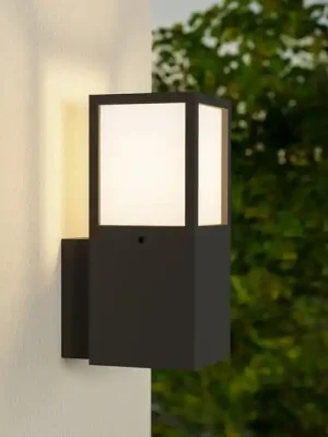 Ihned K Objednání Venkovní nástěnné svítidlo Facado 2 Square, hliník, tmavě šedé, E27