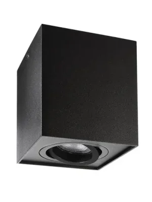 Must-Have Stropní bodové osvětlení Bengala hranaté, černé, hliník, GU10, otočné