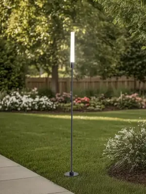 LED podsvícení soklu Zola, černé, hliník, výška 100 cm Víkendová Akce