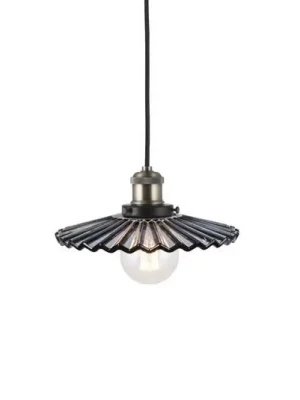 Horká Nabídka Globen Lighting závěsné světlo COBBLER, kouřově šedé, Ø 25 cm