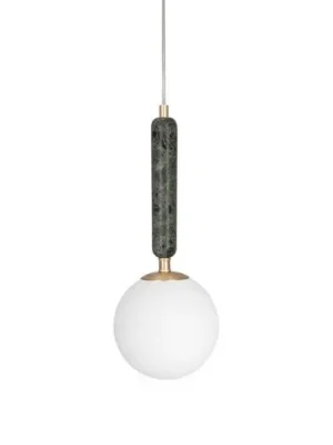 Finální Výprodej Globen Lighting závěsné světlo Torrano, zelené, Ø 15 cm
