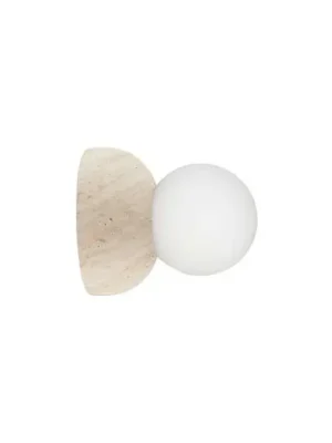 Nejlepší Cena Nástěnné světlo Globen Lighting Torrano, béžové, Ø 13 cm, IP44