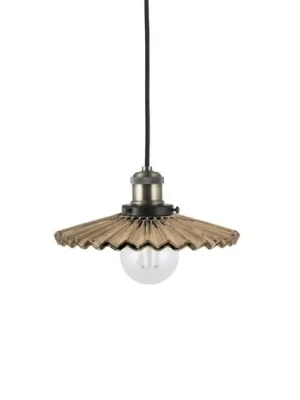 Jen Po Omezenou Doba Globen Lighting závěsné světlo COBBLER, hnědé, Ø 25 cm