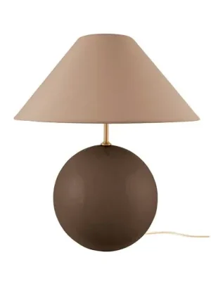 Expresní Doručení Globen Lighting stolní lampa IRIS, hnědá, výška 39 cm