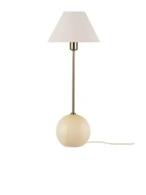 Must-Have Globen Lighting stolní lampa IRIS, krémová, výška 51 cm
