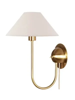Finální Výprodej Globen Lighting Nástěnné světlo IRIS, krémové, výška 32 cm