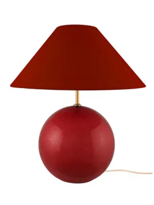 Nejprodávanější Globen Lighting stolní lampa IRIS, tmavě červená, výška 39 cm