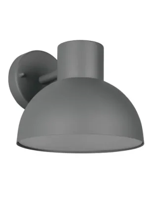 Autentický Venkovní nástěnné svítidlo ELBE, antracit, Ø 20 cm, kov, IP44