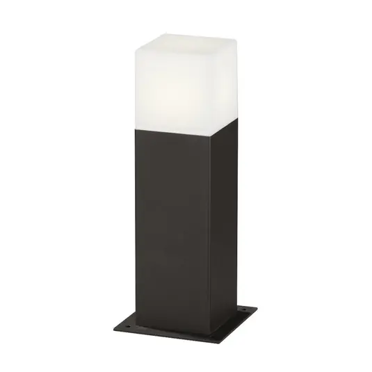 LED podlahová lampa HUDSON, antracitová, výška 30 cm, kov IP44 Sezónní Sleva