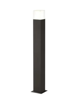 LED osvětlení cesty HUDSON, antracitová barva, výška 80 cm, kov, IP44 Cenově Výhodný