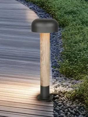 Značkový Oсвітлення cesty FRASER, betonový vzhled, výška 54 cm, kov, IP54