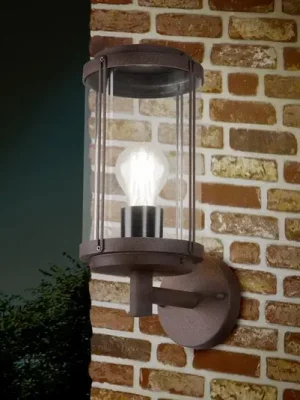 Must-Have Venkovní nástěnné svítidlo TANARO, barva rezavá, výška 33 cm, kov IP44