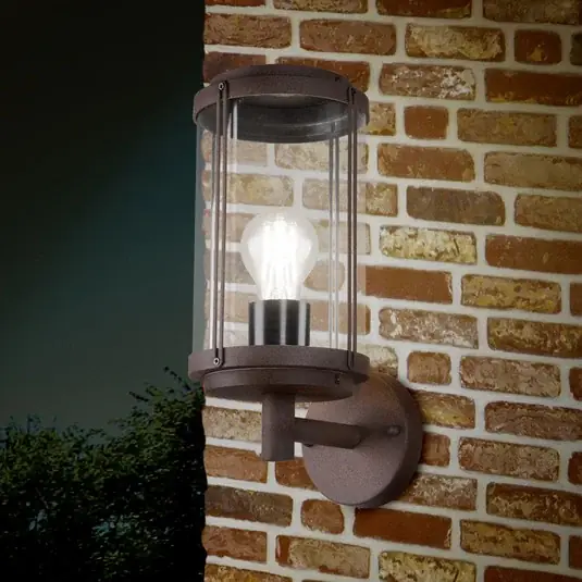 Must-Have Venkovní nástěnné svítidlo TANARO, barva rezavá, výška 33 cm, kov IP44