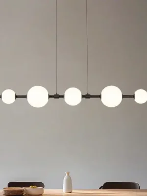 Objednat Nyní Lucande LED závěsné světlo Tanira, černá/bílá, 140 cm, stmívatelné