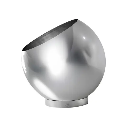 Speciální Cena AYTM květináč Globe, Ø 17 cm, stříbrný, nerezová ocel