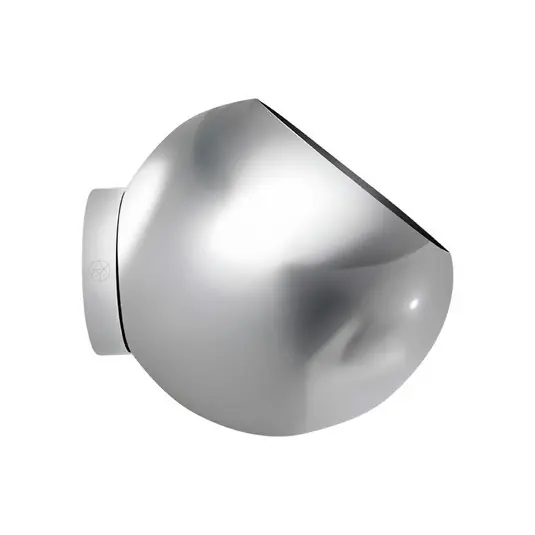 AYTM Nástěnný květináč Globe, Ø 17 cm, stříbrný, nerezová ocel Výhodná Nabídka