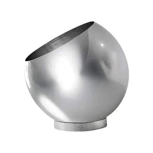 AYTM květináč Globe, Ø 21 cm, stříbrný, nerezová ocel Cenový Hit