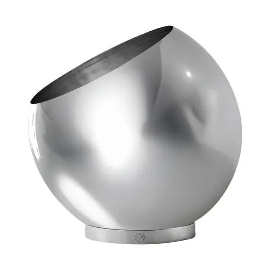 AYTM květináč Globe, Ø 43 cm, stříbrný, nerezová ocel Zlevněný