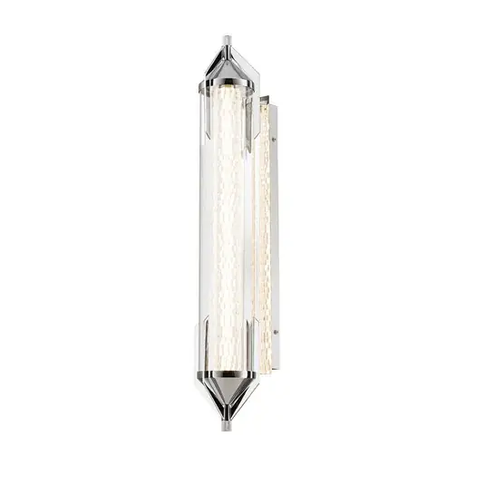 LED nástěnné světlo ESPADA, leštěný chrom Šířka 70 cm Kov IP44 Akční Cena