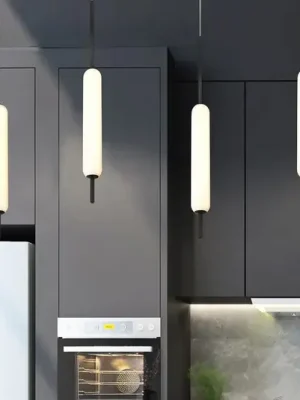 Závěsné světlo LED CUMBERLAND, černé, Ø 13 cm, kov/sklo Nová Kolekce
