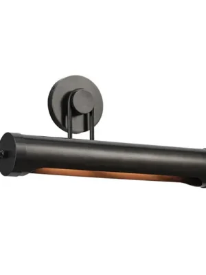 Bezpečná Platba Nástěnné světlo WYNWOOD, bronzové, šířka 51 cm, kov, 2 x E27