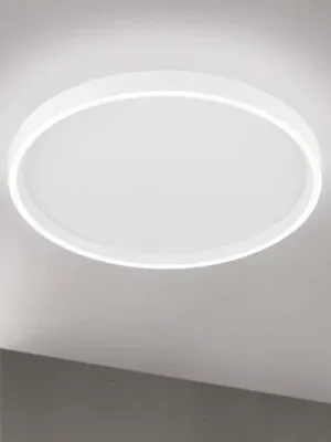 Sezónní Sleva LED stropní svítidlo MASCA, bílé, Ø 40 cm, CCT, kov, stmívatelné