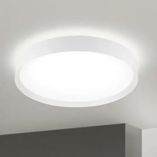 LED stropní svítidlo VARIO, Ø 60 cm, bílé, kov, CCT, stmívatelné Akční Cena