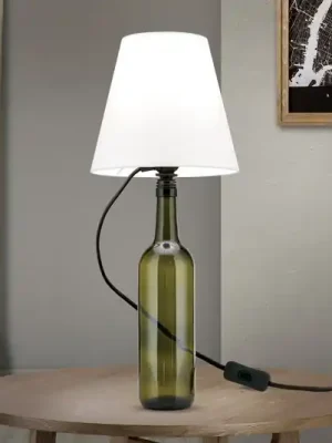 E27 objímka žárovky BOTTLE, černý kabel, délka 200 cm Nízká Cena