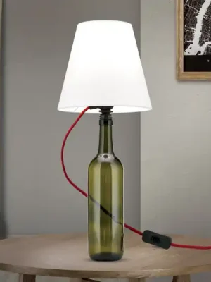 E27 objímka žárovky BOTTLE, kabel tmavě červený, délka 200 cm Rychlé Dodání