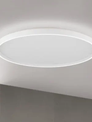 LED stropní svítidlo MASCA, bílé, Ø 60 cm, CCT, kov, stmívatelné Rychlé Dodání