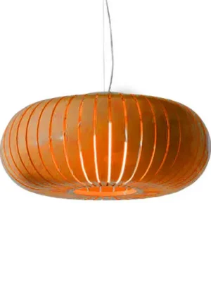 Kartell závěsné světlo Teresa, oranžové, Ø 50 cm, E27-LED Oblíbený