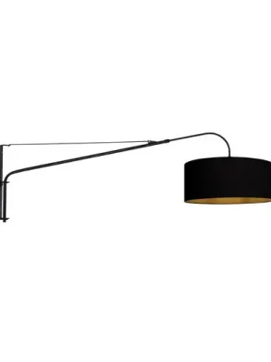 Tovární Cena Textilní nástěnné světlo Elegant Classy černé/zlaté