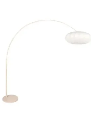 Stojací lampa Sparkled Light krémová/bílá, 240 cm, hedvábí Akce