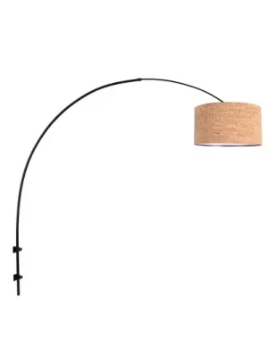 Autentický Nástěnné světlo Sparkled Light, černá/hnědá, výška 240 cm, korek