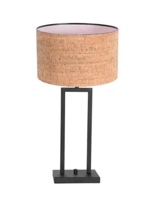 Víkendová Akce Stolní lampa Stang 4357ZW, korek, černá/hnědá, výška 55 cm