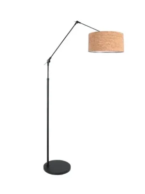 Stojací lampa Prestige Chic černá/hnědá, výška 250 cm, korek Novinka