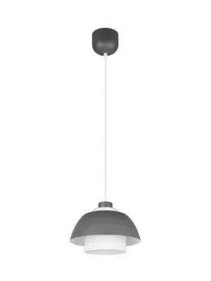 Závěsné světlo Tilos, antracit, Ø 30 cm, kov/sklo, E27 Výhodná Nabídka