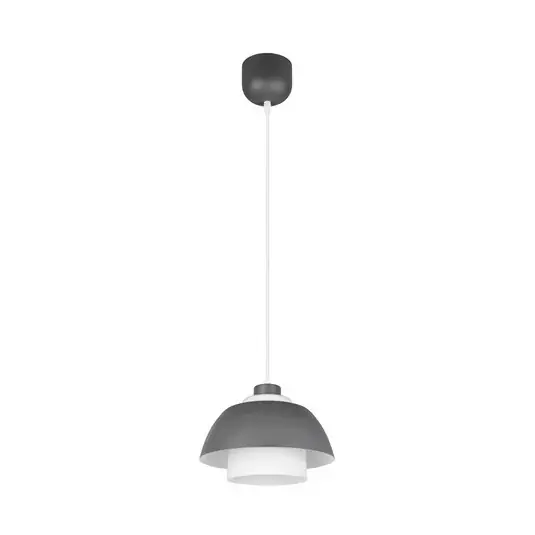 Závěsné světlo Tilos, antracit, Ø 30 cm, kov/sklo, E27 Výhodná Nabídka