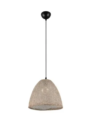 Závěsné světlo Kibito, krémové, Ø 32 cm, textil, E27 Sleva