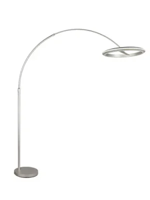 Objednat Nyní LED stojací lampa Amador, niklová barva, výška 205 cm, kov