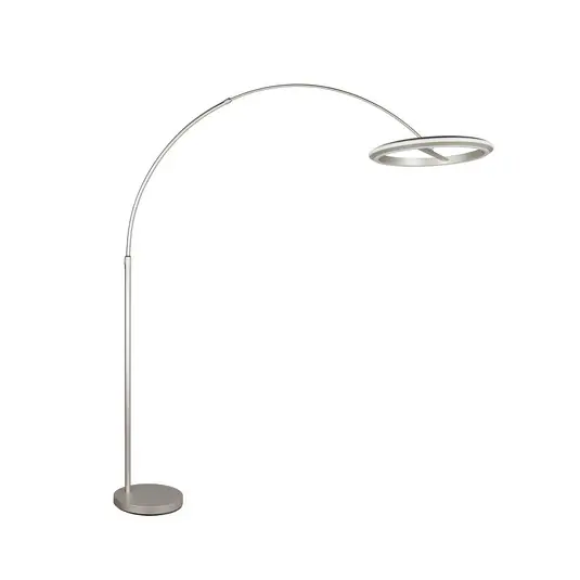 Objednat Nyní LED stojací lampa Amador, niklová barva, výška 205 cm, kov