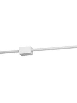 Zlevněný LED nástěnné světlo Cassino, bílá matná, šířka 70 cm, kov