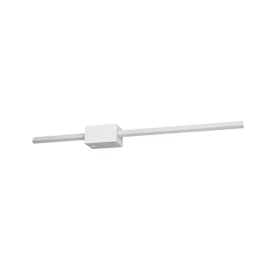 Zlevněný LED nástěnné světlo Cassino, bílá matná, šířka 70 cm, kov