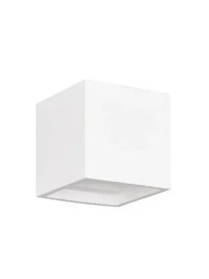 Kup Teď Nástěnné světlo Dadi, bílé, šířka 11 cm, sádra