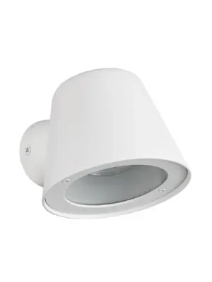 Venkovní nástěnné svítidlo Beni, matná bílá, šířka 11 cm, kov Akční Cena